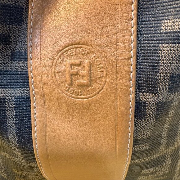 Vintage FENDI 1990s Zucca Print Bucket Bag Excellent Condition with Dust Bag - Picture 10 of 16